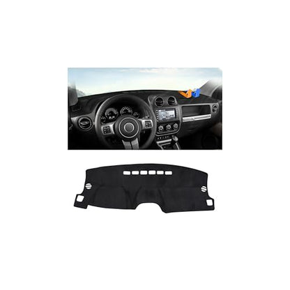 Autorder Dashboard Cover Mat for Jeep Compass 2009–2016 Accessories Dash Cover Upgrade Flannel Dash Mat Sunshade Glare UV Rays Protector - size: 2009-2016 Jeep Compass