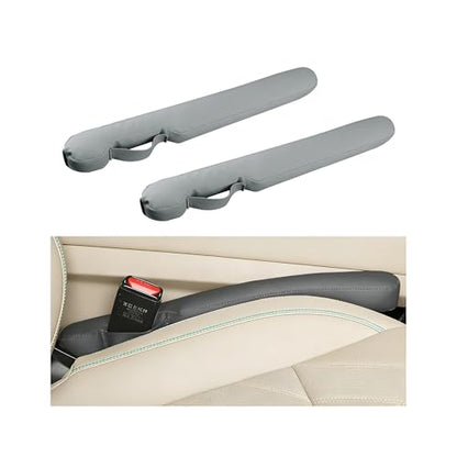 2PCS Car Seat Gap Filler, Soft Foam Automotive Organizer to Fill The Gap Between Seats Console Stop Things from Dropping, Vehicle Seat Side Gap Stopper, Universal for Truck SUV (Gray) - color: Gray