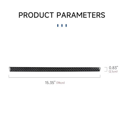Car Passenger Dashboard Panel Strip Sticker Carbon Fiber Decal Interior Trim Cover for Ford F150 2009 2010 2011 2012 2013 2014 Accessories