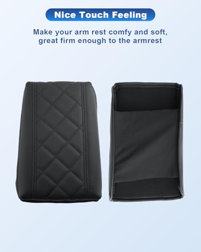 CDEFG Compatible with 2024 Hyundai Tucson Center Console Cover for 2022-2024 Santa Cruz Accessories Armrest Cover 2022-2024 Hyundai Tucson Hybrid Middle Console Pad Arm Rest Cushion - color: Pad for 2022-2024 Santa Cruz
