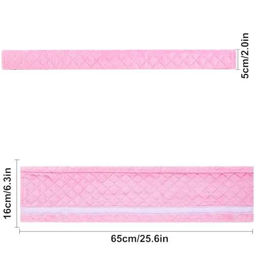 Amooca Soft Automotive Seat Belt Cover Seatbelt Shoulder Pad Neck Protector Cushions Universal Fit SUV Trucks Backpack Pink Extra Long 25.6in - color: Pink, size: 25.6in-1pc