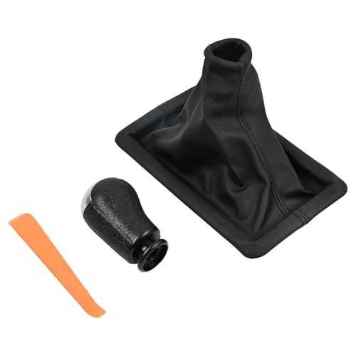 Shift Knob Shifter Boot Cover Fit for Ford Mustang 2005 2006 2007 2008 2009 Replace 5R3Z-7213-BAA 8R3Z-7277-AA 7R3Z-7277-AD 6R3Z-7277-AA 5 Speed Manual Transmission Gear Change Lever