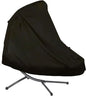 Patio Hanging Chaise Lounge Cover 900D 73 Inch Waterproof Heavy Duty Outdoor Swing Chair Hammock Cover - color: Black