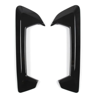 Side Fender Vent Decoration Trim Compatible with BMW X5 G05 2023 2024 Spoiler Body Decoration Cover, Air Flow Intake Hole Grille Exterior Accessories (Piano Black)