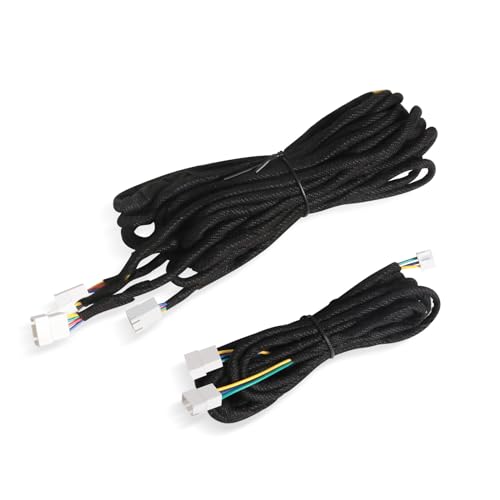 2PCS Dreamcolor Acrylic Interior Car LED Strip Light Extension Wire, which fit for Dreamcolor Main Controller Connects and sub-Controller kit (not Including), Not fit dreamcolor 1 Lights - size: Dreamcolor Extension Cable 2 Pcs