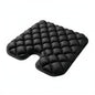 Inflatable Seat Cushion, Coccyx Cushion for Office Chair, Car & Wheelchair, Ergonomic Pressure Relief for Tailbone & Sciatica, Adjustable Firmness, Non-Slip Seat Pad for Long Sitting 16.6" × 15.8" - color: Black