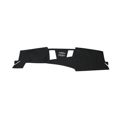 Faux Leather Dashboard Cover for BMW 5 Series W/O HUD 2024 Dashboard Mat Anti-Slip Sun UV Heat Shield Protection Black 1 Pc - size: without HUD