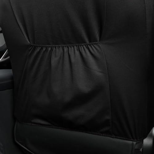 GIANT PANDA Custom Fit Front Seat Covers for Honda CRV CR-V 2012 2013 2014 2015 2016 EX,EX-L,LX,Touring,SE, Luxury Faux Leather Car Seat Covers (Black)