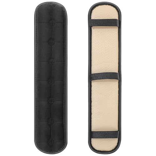 Garneck Chair Armrest Pad Office Gaming Chair Armrest Cushion Pillow Cover Support for Elbow Forearms - color: Black