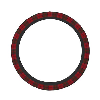 Thickened Elastic Steering Wheel Cover, Grant Clan Tartan Plaid Pattern Ultra, Soft, Breathable, Fit for Cars, SUVs, Trucks, Stylish Comfortable Grip - color: Grant Clan Tartan Plaid Pattern