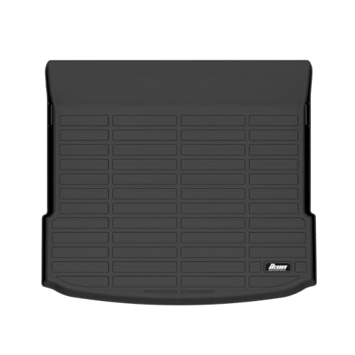 FREEMOTOR802 Compatible with 2025-2026 Audi Q6 e-tron & SQ6 e-tron Trunk Mat, Black Rear Carpets Liner Protection TPE Thermo Plastic Elastomer All Weather Boot Tray Cover Protector Pad