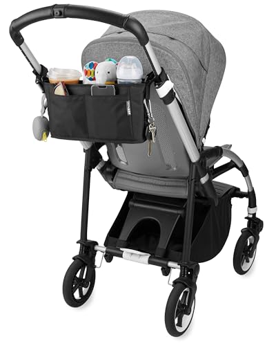 Skip Hop Universal Stroller Organizer, Grab & Go Ultra, Black - color: Black