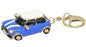 Mini Car Model Keychain Bag Charms Metal Cute Rhinestone 3D Car Accessories Key Chain Ring Gifts for Men Women - color: Blue
