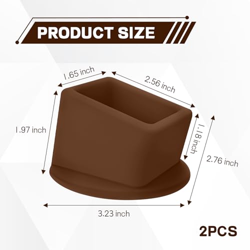 2PCS Car Seat Belt Buckle Holder, Easy Access Silicone Auto Seatbelt Buckle Booster, Seat Belt Buckles Fixer Cover Makes Receptacle Stand Upright Buckling for Kids, Car Accessories (Coffee) - color: Coffee
