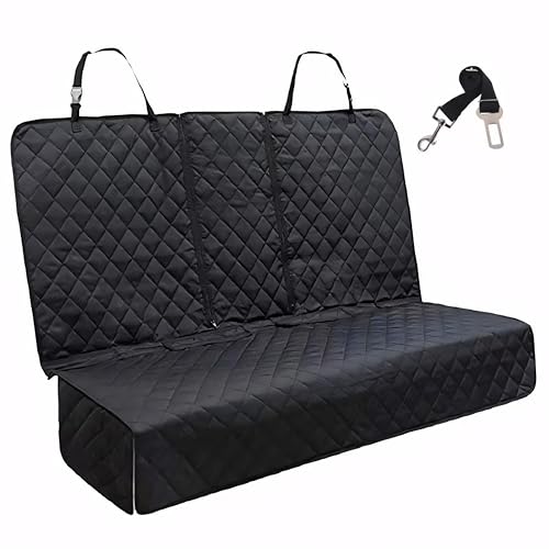 Dog Car Seat Cover for Back Seat Pet Cover for Dogs Waterproof Car Seat Protector Bench Seat Cover, Scratchproof Nonslip Durable Car Seat Covers for SUV,Truck &Cars(Standard Size:52W*48L)