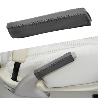 Genuine Leather Handbrake Protector Cover Compatible with Hyundai Tucson 2005-2009 Anti-Slip Hand Brake Parking Lever Sleeve Black