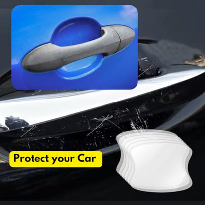 6 Pack Door Handle Cup Protector Made with Paint Protection Film Car Accessories Car Cover Clear Film | Self-Healing Decal Anti Scratch Guard | Universal Fit Vehicles, SUV, Truck Upromax - size: Handle Cups/Clear/6 Pcs