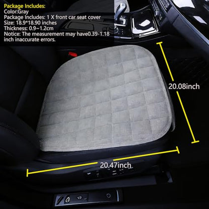 Car Seat Cover,Linen Bottom Car Seat Covers,Universal Cloth Car Seat Cushion Cooling Breathable Ventilated Front Seat Only[Gray] Automotive, SUV, Truck, and Van - color: Gray