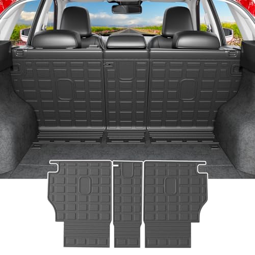 powoq Backrest Mat Compatible with 2017-2025 Mazda CX-5 Cargo Liner Back Seat Protector Replacement for 2017-2019 2020 2021 2022 2023 2024 2025 Mazda CX-5 Accessories(Fit 2017-2024, Rear Backrest Mat)