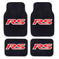 4Pcs Fabric Car Floor Mats,Not PVC,Not Leather Not Rubber Automotive Floor Mats Truck SUV,Durable All-Weather fit Chevy Camaro Floor Mats RS - color: rs