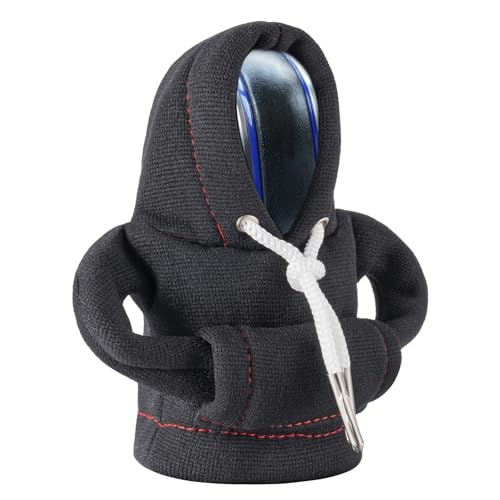 Gear Shift Hoodie, Gear Shift Cover, Universal Car Shift Knob Hoodie, Mini Hoodie for Car Shifter, Automotive Interior Cute Gadgets, Car Accessories and Decorations