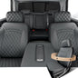 Full Coverage Full Set Seat Covers for Chevy Silverado GMC Sierra 2014-2018 1500 Crew Cab 2015-2018 2500HD 3500HD,for Chevrolet Truck Car Interior Accessories Black