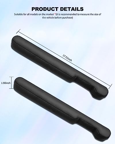 Leather Car Seat Gap Filler Spacer Universal Seat Gap Filler Plug for Car SUV Truck Fit Organizer Fill The Gap Between Seat and Console Stop Things from Dropping