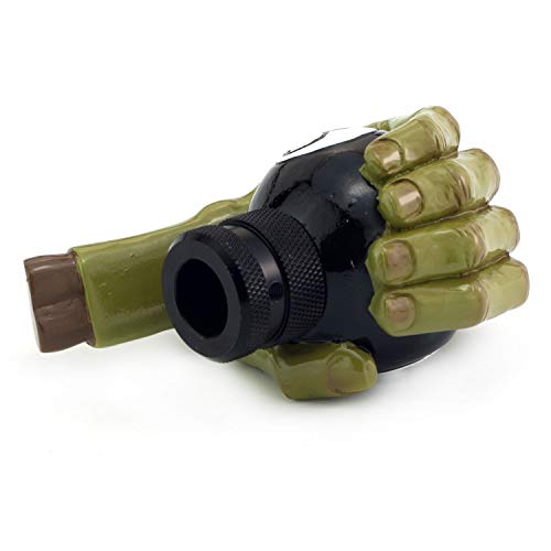 MT Gear Shifter Handle, Car Shift Stick Knob Green Devil Hand Griping Black Billiard Ball Style Fit Most Manual Automatic Transmissions