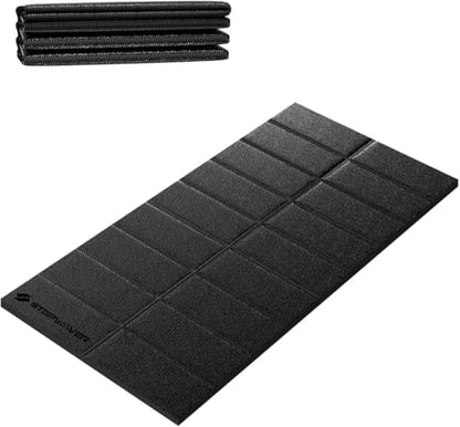 Stepwaver Walking Pad Mat for Carpet, Treamill Mat for Hardwood Floors, High Density, 1/4 Thickness, Folable, Floor Protection Mats for Bikes, Elliptical, Treadmill - size: 71"L x 32"W x 0.3"Th