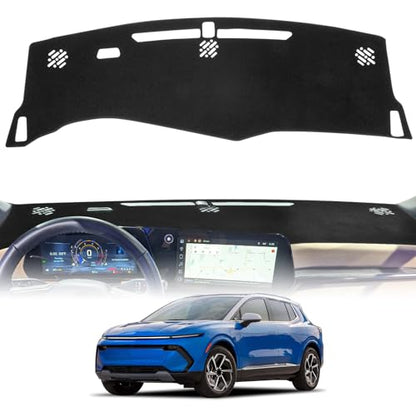 Dash Cover Mat Compatible with Chevy Equinox 2025(Not fit for EV) Car Interior Dashboard Cover Mat Nonslip Dashmat Sunshade Glare UV Rays Protector Accessories Custom Fit - size: Compatible with Chevy Equinox 2025(Not fit for EV)