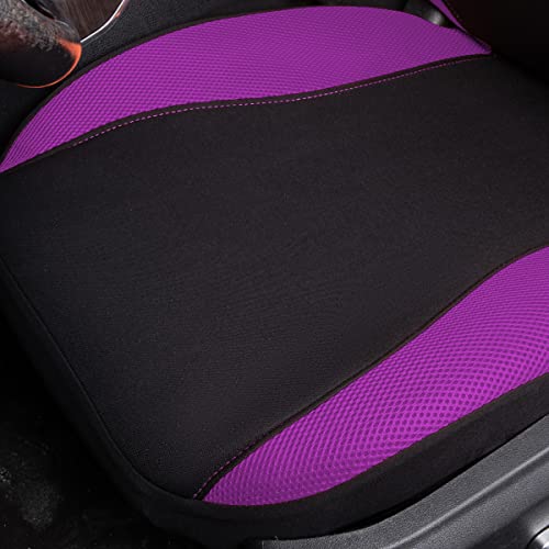 Flying Banner Butterfly car seat Covers ful Set Fashion Universal Lady Woman Female Rear Bench Split Colorized (Full Set, Purple) - color: Purple, size: Full set