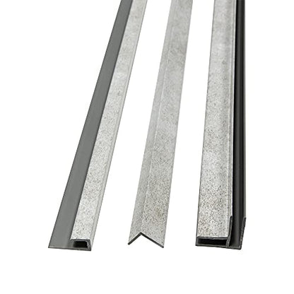Palisade 94 in. Vinyl Trim Kit in Rain Cloud - color: Rain Cloud