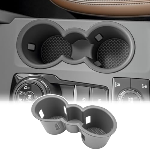 Cup Holder for 2020-2025 Ford Escape & 2021-2025 Bronco Sport(Not for Bronco) Center Console Cup Holder Insert Cupholder Organizer Coaster Liner for Bronco Sport/Escape Interior Accessories - color: For 20-25 Escape & 21-25 Bronco Sport