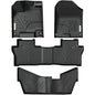 YITAMOTOR Floor Mats Fit for Honda Pilot 2022-2016,All-Weather Floor Liners Set Front 1st & 2nd 3rd Seat Floor Liner Set Black, 8 Passenger Model - style: 2016-2022 Pilot 1st & 2nd & 3rd