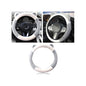 Car Steering Wheel Cover, Cute Steering Wheel Protector with Kitty Cat Ears,Fluffy Soft Plush for Winter Warm, Universal Fit 15 inches for Car,SUV, Elastic & Anti-Slip (White/Gray) - color: White/Gray