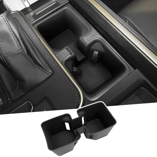 Cup Holder for 2024 2025 Lexus GX550 Center Console Cup Holder Insert Silicone Cupholder Coaster Liner for 24 25 GX 550 Interior Accessories Black - color: For 24-25 Lexus GX550