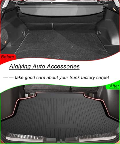 CRV Cargo Liners - All-Weather Protection Rear Trunk Tray Floor Mats Compatible with Honda CRV 2007-2016，3D-Designed Waterproof Durable Odorless Custom-Fit TPO Accessories - size: 1）For Honda CRV（2007-2016 ）Trunk Mats