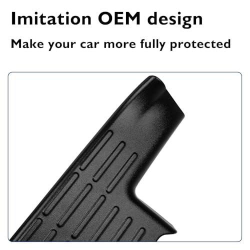 BIBLOZ Inside Door Sill Protector Compatible with Toyota Grand Highlander 2024 2025 2026 Accessories LE/XLE/Limited/Platinum Door Sill Guards Trim(Not for Highlander)