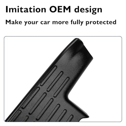 BIBLOZ Inside Door Sill Protector Compatible with Toyota Grand Highlander 2024 2025 2026 Accessories LE/XLE/Limited/Platinum Door Sill Guards Trim(Not for Highlander)