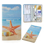 Leather Car Registration and Insurance Card Holder, Car Document Holder for Cards License with Magnetic Shut(Blue) - color: Blue