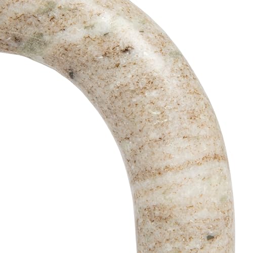 Creative Co-Op Marble Arch Tabletop Shelf Decor, Beige - color: Beige