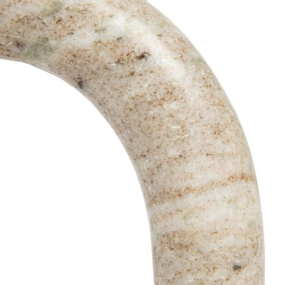 Creative Co-Op Marble Arch Tabletop Shelf Decor, Beige - color: Beige