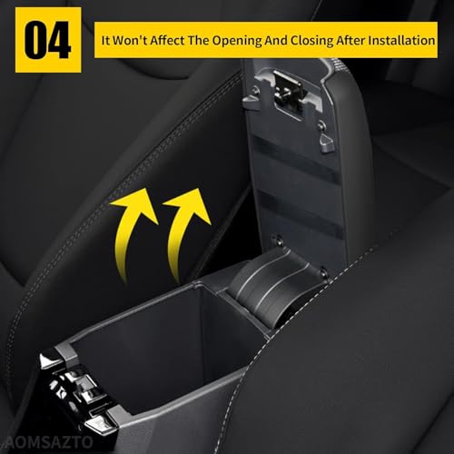 AOMSAZTO Bling Crystal Diamond Console Covers for 2012-2015 Honda Civic Leather Armrest Covers - color: Bling color