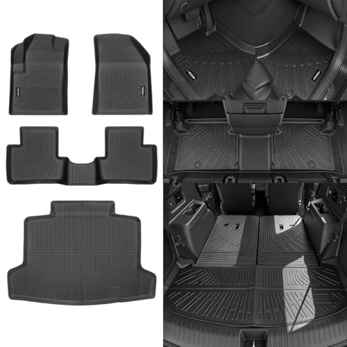 Custom Fit Floor Mats for Dodge Dart 2013-2016, All Weather TPE Floor Liners with Trunk Mat, Odorless Full Set Interior Accessories - size: 37)Dart|2013-2016