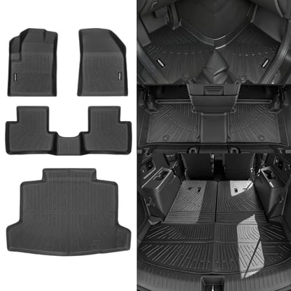 Custom Fit Floor Mats for Dodge Dart 2013-2016, All Weather TPE Floor Liners with Trunk Mat, Odorless Full Set Interior Accessories - size: 37)Dart|2013-2016