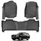 KARPAL Floor Mats for 2007-2014 Chevy Tahoe/Suburban/GMC Yukon/Yukon XL/Denali (No Hybrid Models), All-Weather TPE Custom Fit Floor Liners Car Accessories - style: 2007-2014 | For Chevy Tahoe| 1st & 2nd Row