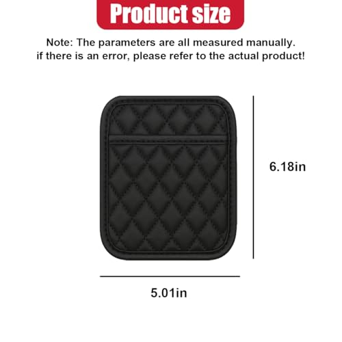 2PCS Car Side Pocket Organizer, Universal Waterproof PU Leather Auto Seat Gap Filler Storage Bag, Self-Adhesive Multifunctional Car Door Sunglasses Holder Pouch for Phone, Card (S) - size: S