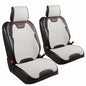 Breathable Linen Car Seat Cover Protector for Front Seats – Durable, Non-Slip, Airbag Compatible, Universal Fit for Sedans, SUVs, Pickups (2pcs, Beige)