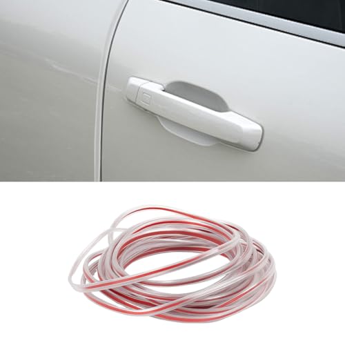 16Ft (5M) Car Door Edge Protector, Self-Adhesive Scratch Resistant U Shape Auto Door Edge Guard Decoration, Anti-Collision Car Doors Trim Strip Protector for Truck, SUV, Sedan (Clear-5M) - size: Clear-5M