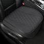 Linen Front Car Seat Cover Protector Anti-Slip Bottom Seat Cover Fits 95% of Vehicles,Wrapping Around The Bottom,Diamond Pattern(Black-1Pcs) - color: Diamond Pattern-Black, size: 1 Piece Linen